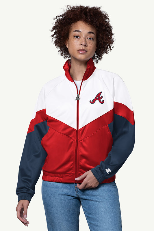 WOMENS ATLANTA BRAVES TEAMWORK TRACK JACKET - Starter