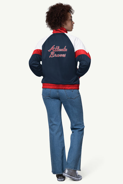 WOMENS ATLANTA BRAVES TEAMWORK TRACK JACKET - Starter