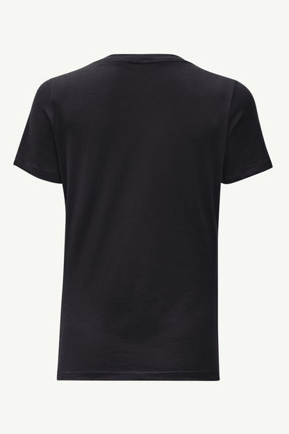 WOMENS BALTIMORE ORIOLES FIREWORKS V NECK T SHIRT - Black