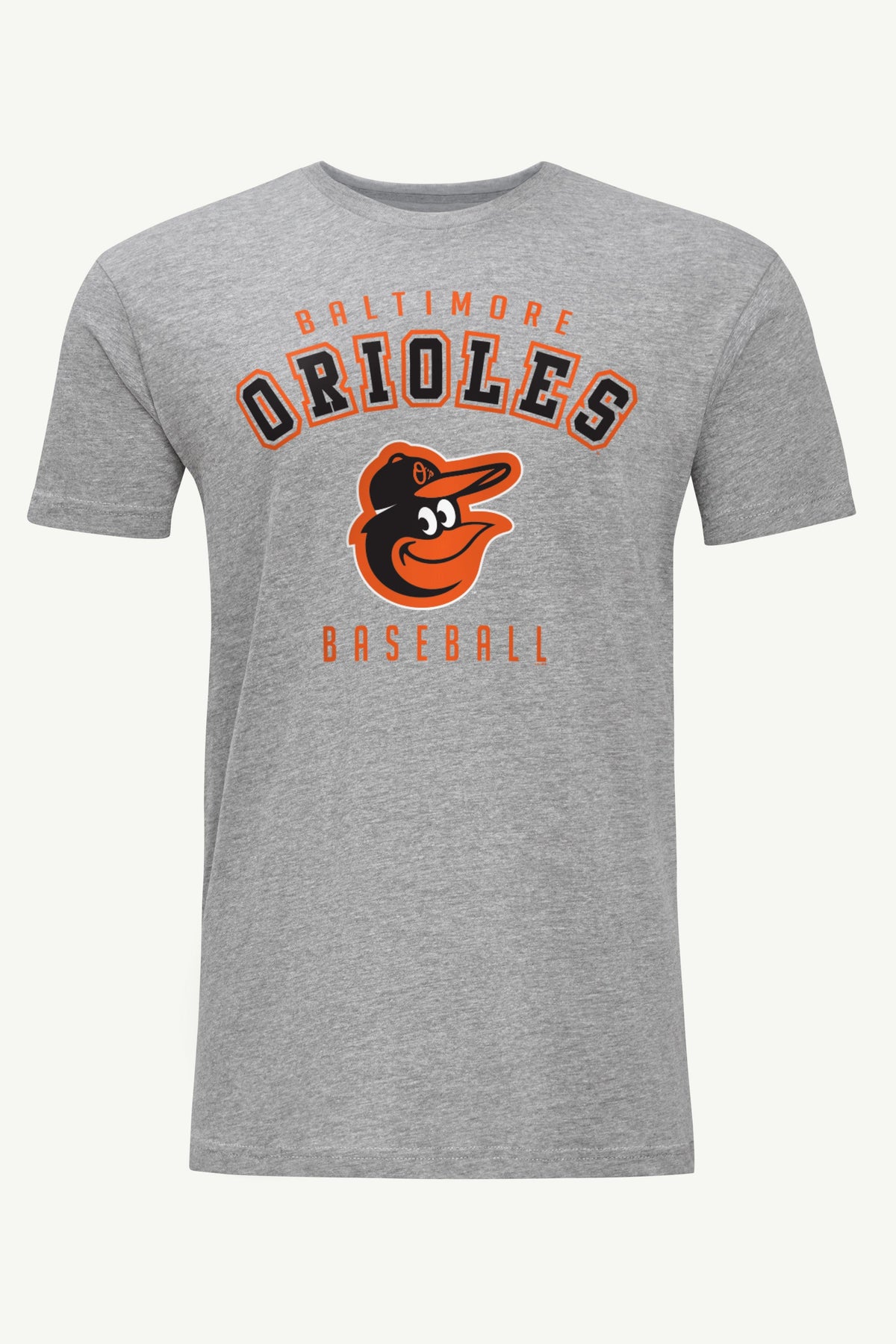 MENS BALTIMORE ORIOLES TEAM T SHIRT - Heather Grey