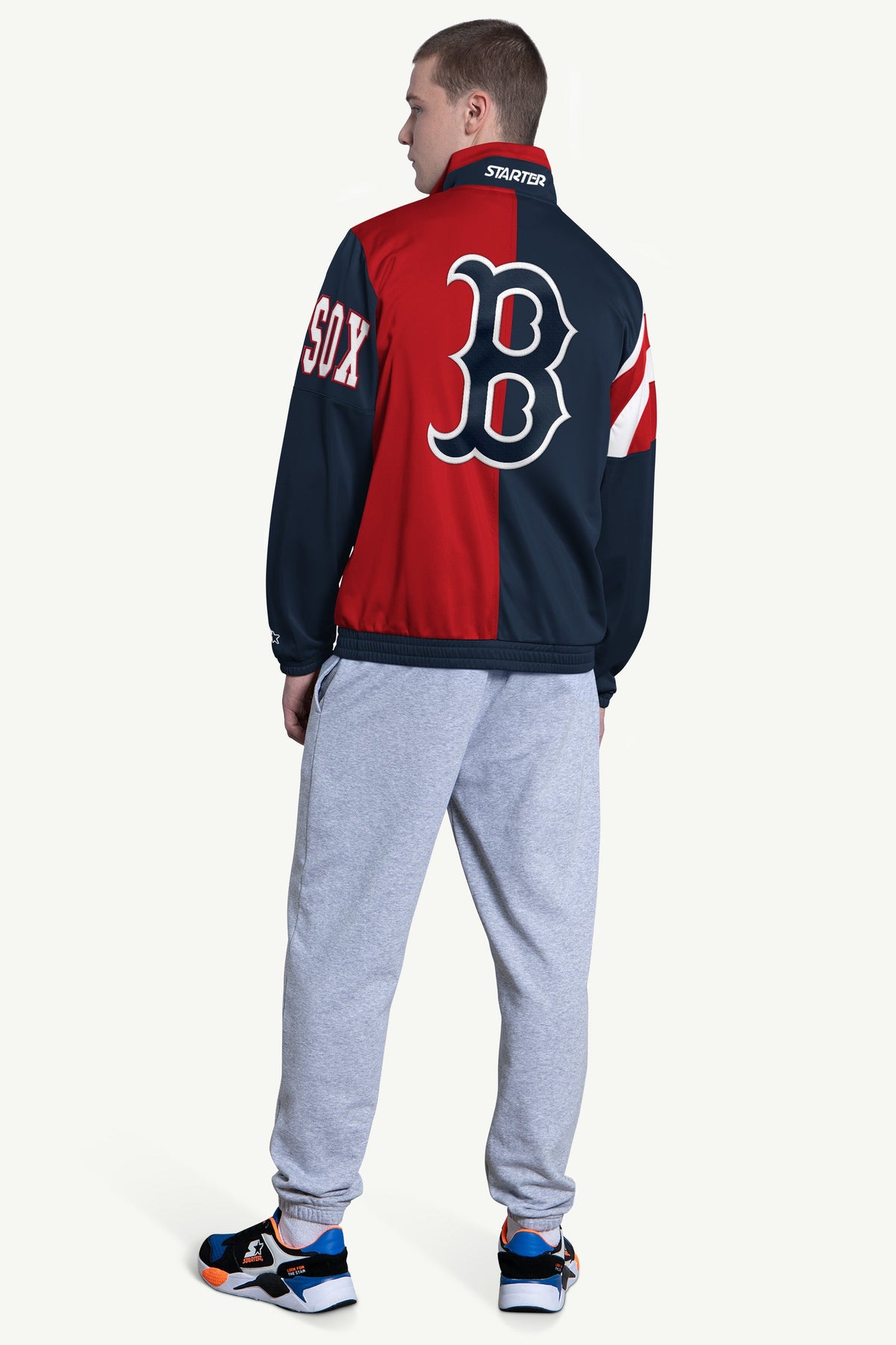 MENS BOSTON RED SOX HERITAGE TRACK JACKET - Multi
