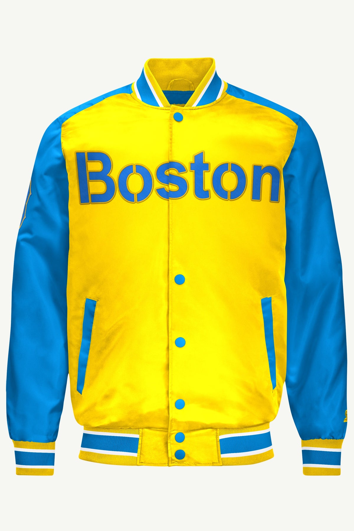 MENS BOSTON RED SOX SATIN VARSITY JACKET - Starter
