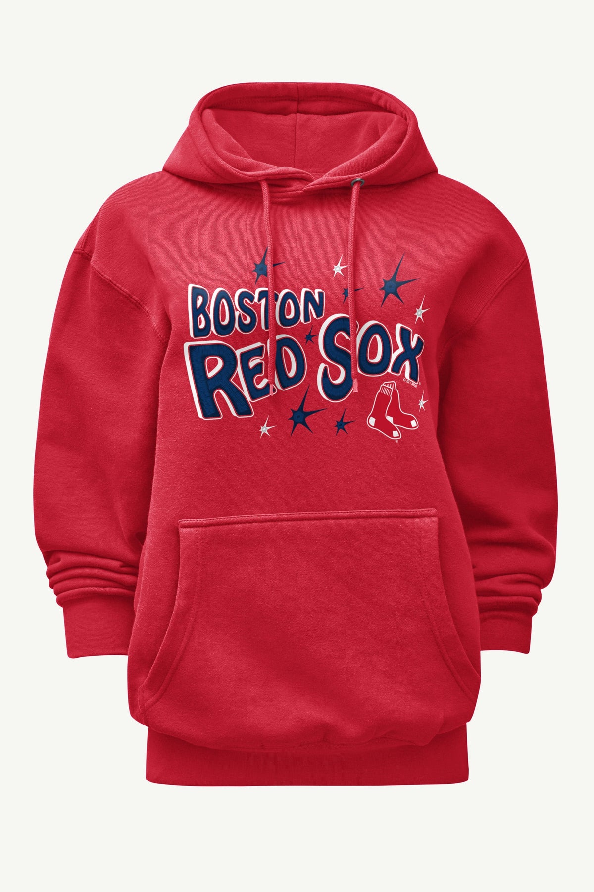 WOMENS BOSTON RED SOX FIREWORKS HOODIE - Red