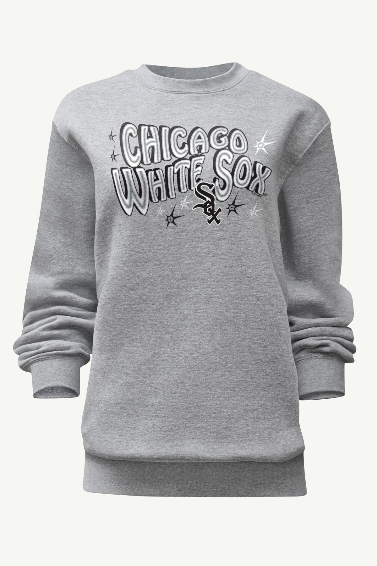 WOMENS CHICAGO WHITE SOX FIREWORKS SWEATSHIRT - Heather Grey