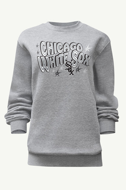WOMENS CHICAGO WHITE SOX FIREWORKS SWEATSHIRT - Heather Grey
