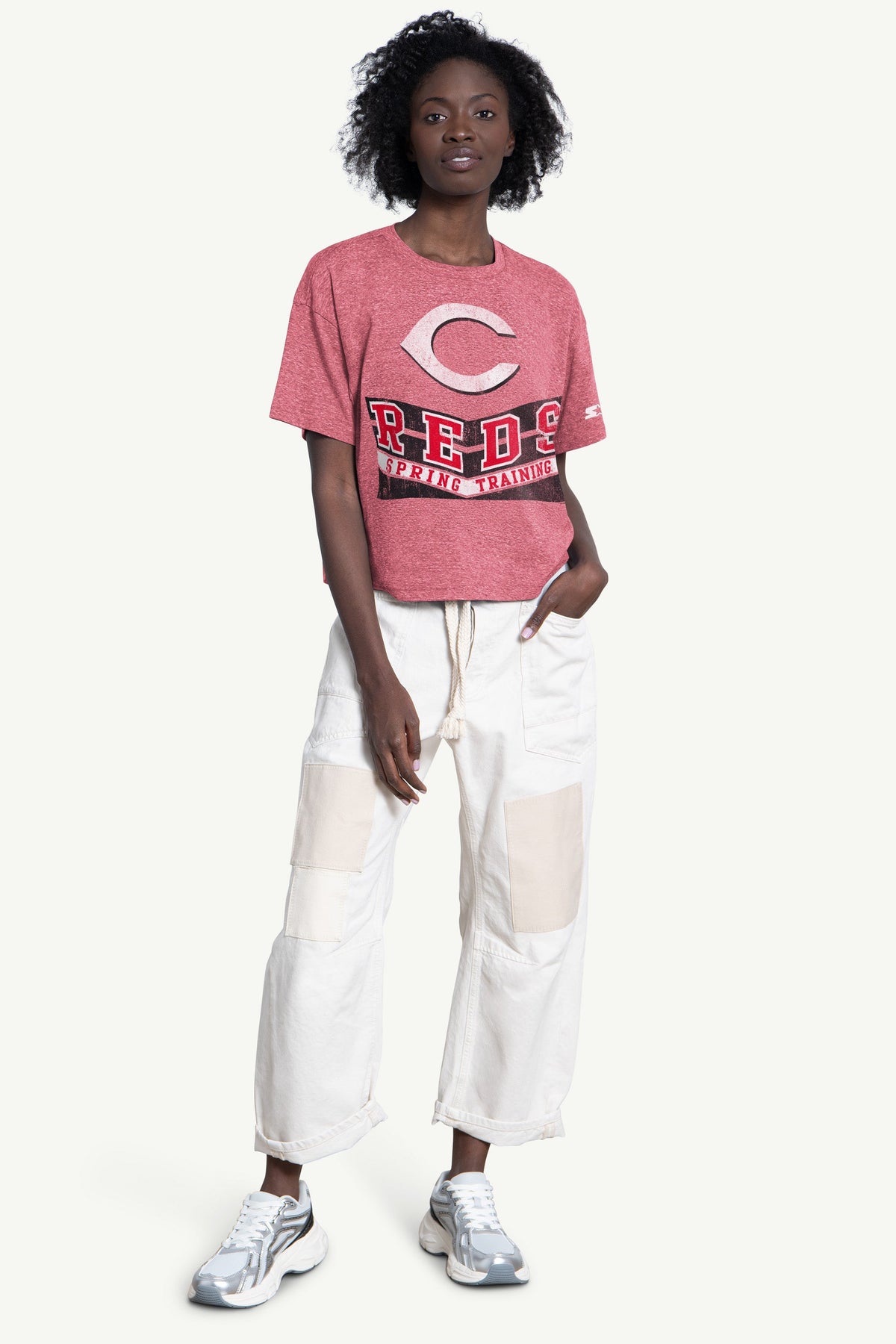 WOMENS CINCINNATI REDS KNIT TEE - Multi
