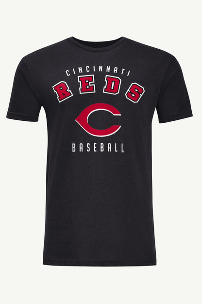 MENS CINCINNATI REDS TEAM GRAPHIC T SHIRT - Black