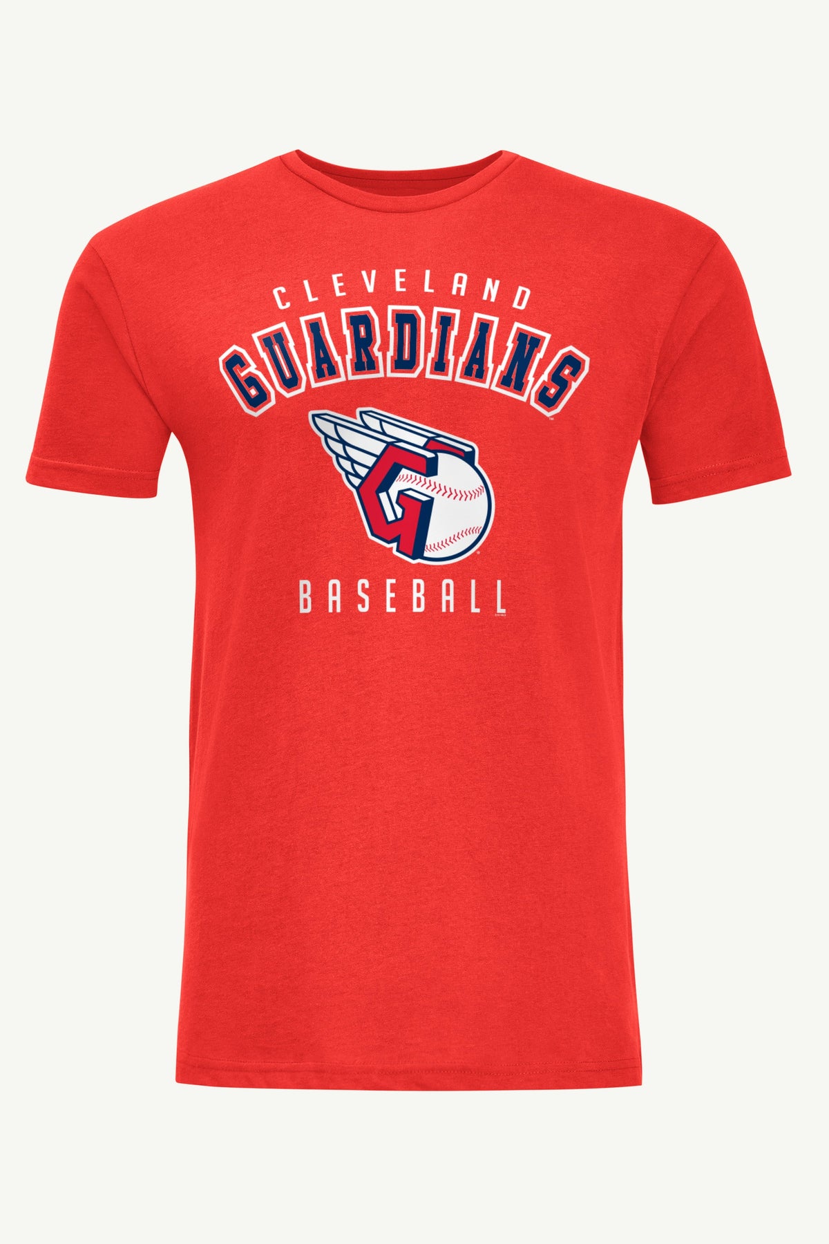 MENS CLEVELAND GUARDIANS TEAM T SHIRT - Red