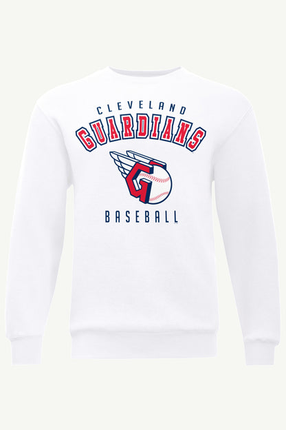 MENS CLEVELAND GUARDIANS SWEATSHIRT - White