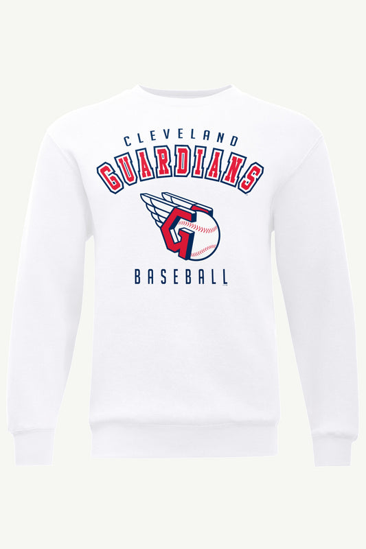 MENS CLEVELAND GUARDIANS SWEATSHIRT - White