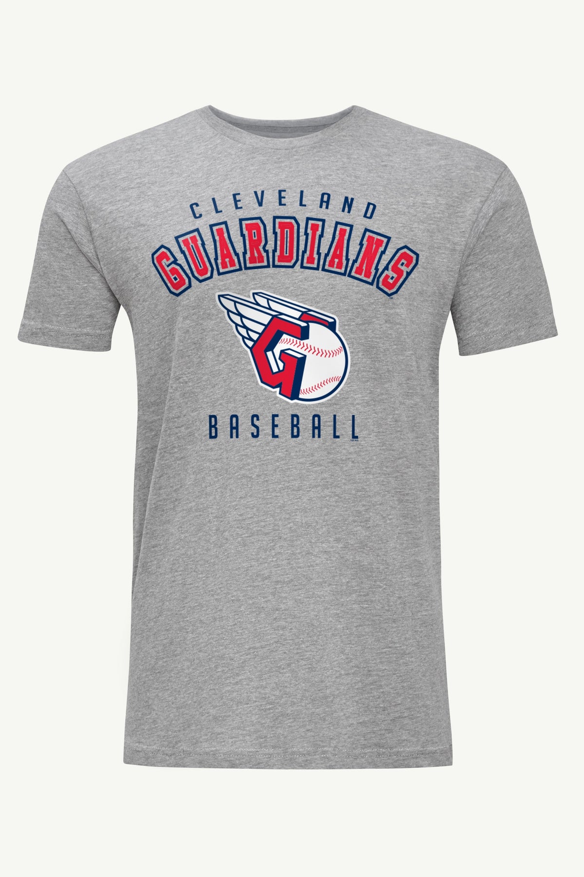 MENS CLEVELAND GUARDIANS TEAM T SHIRT - Heather Grey