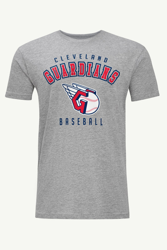 MENS CLEVELAND GUARDIANS TEAM T SHIRT - Heather Grey