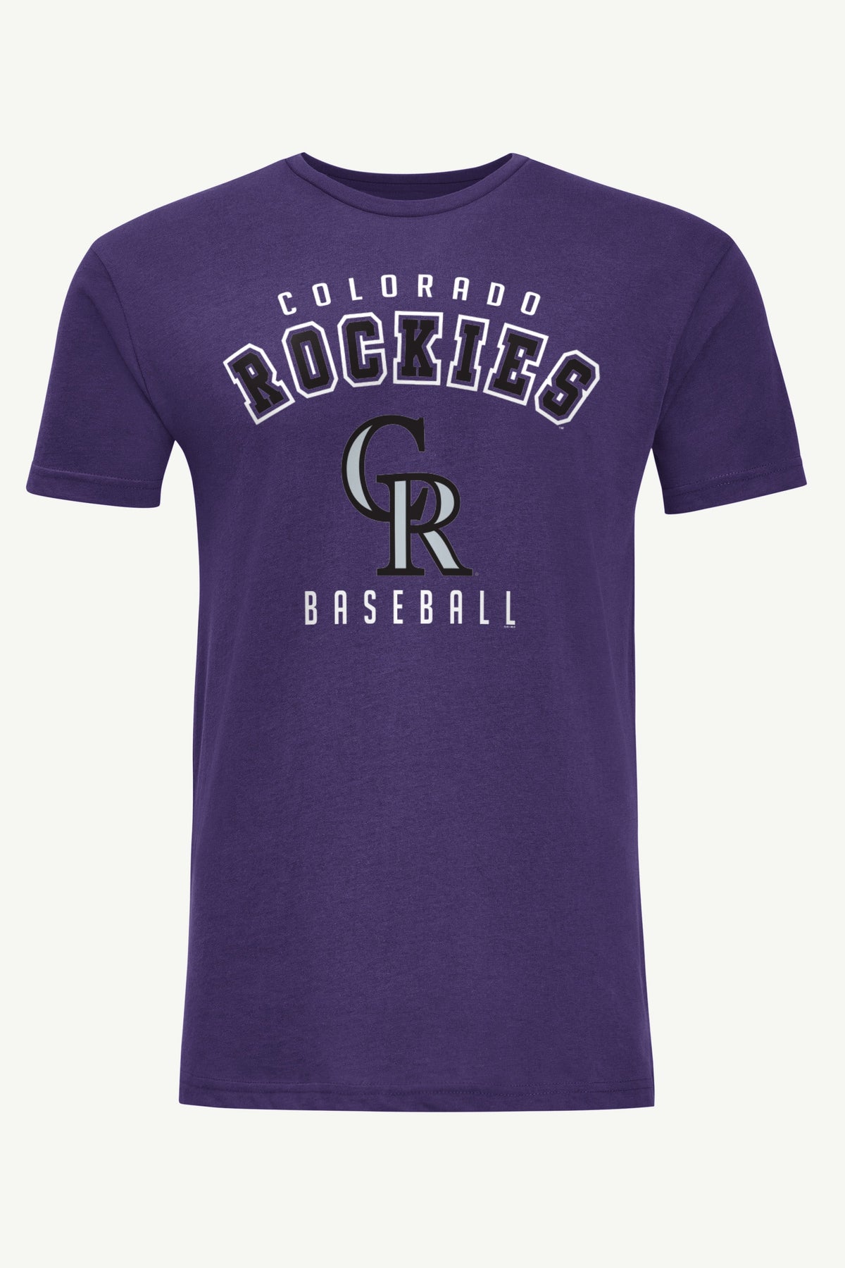 MENS COLORADO ROCKIES TEAM T SHIRT - Purple