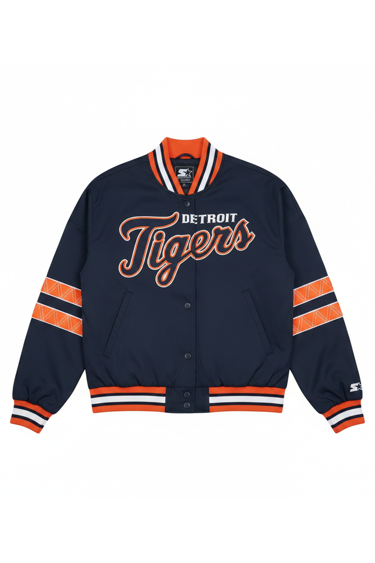 WOMENS DETROIT TIGERS INTERCEPTION VARSITY JACKET - Multi
