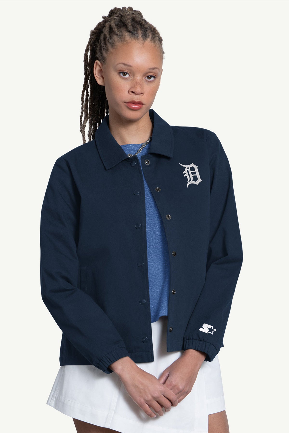 WOMENS DETROIT TIGERS COACHES JACKET - Multi