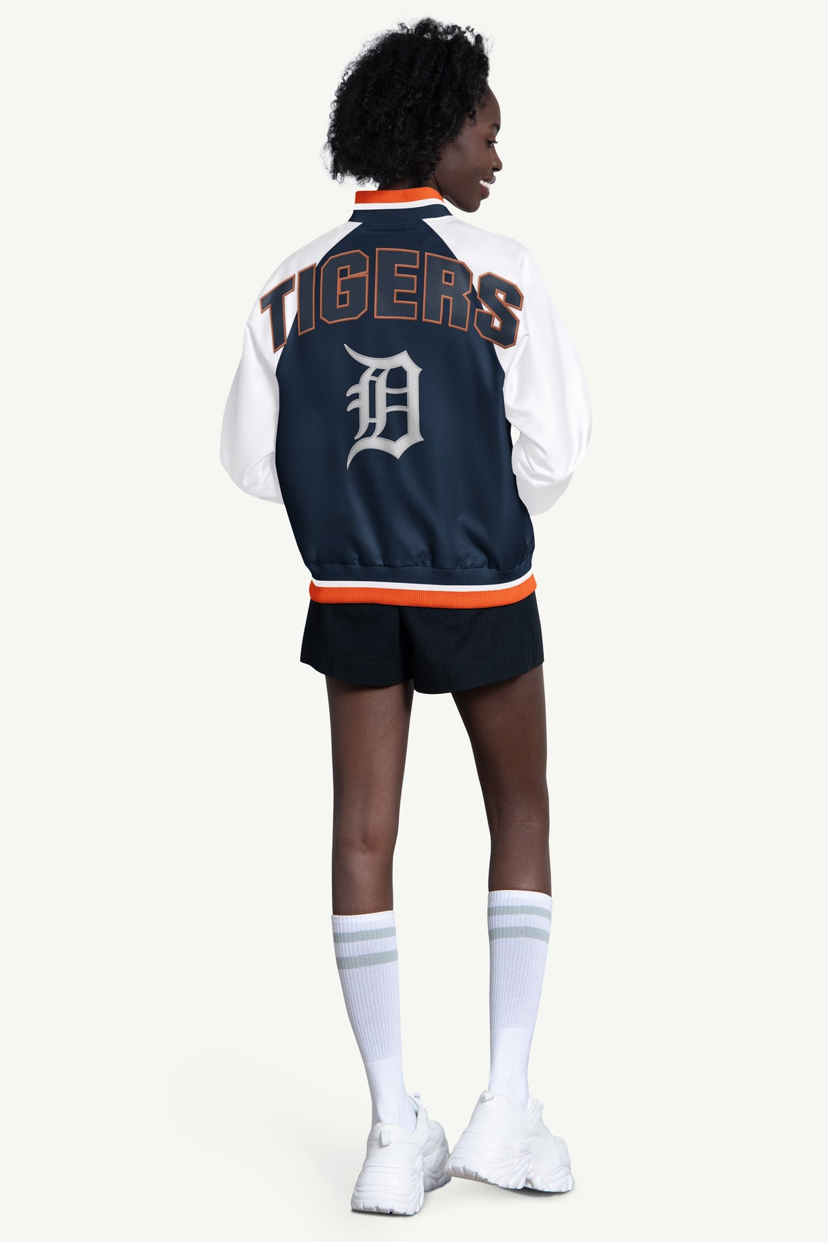 WOMENS DETROIT TIGERS BLITZ VARSITY JACKET - Multi
