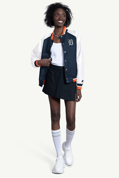 WOMENS DETROIT TIGERS BLITZ VARSITY JACKET - Multi