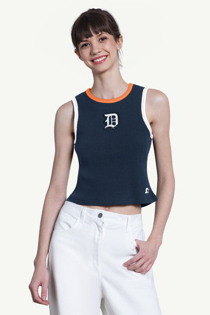 WOMENS DETROIT TIGERS PLAY THE BALL CROP TANK - Multi