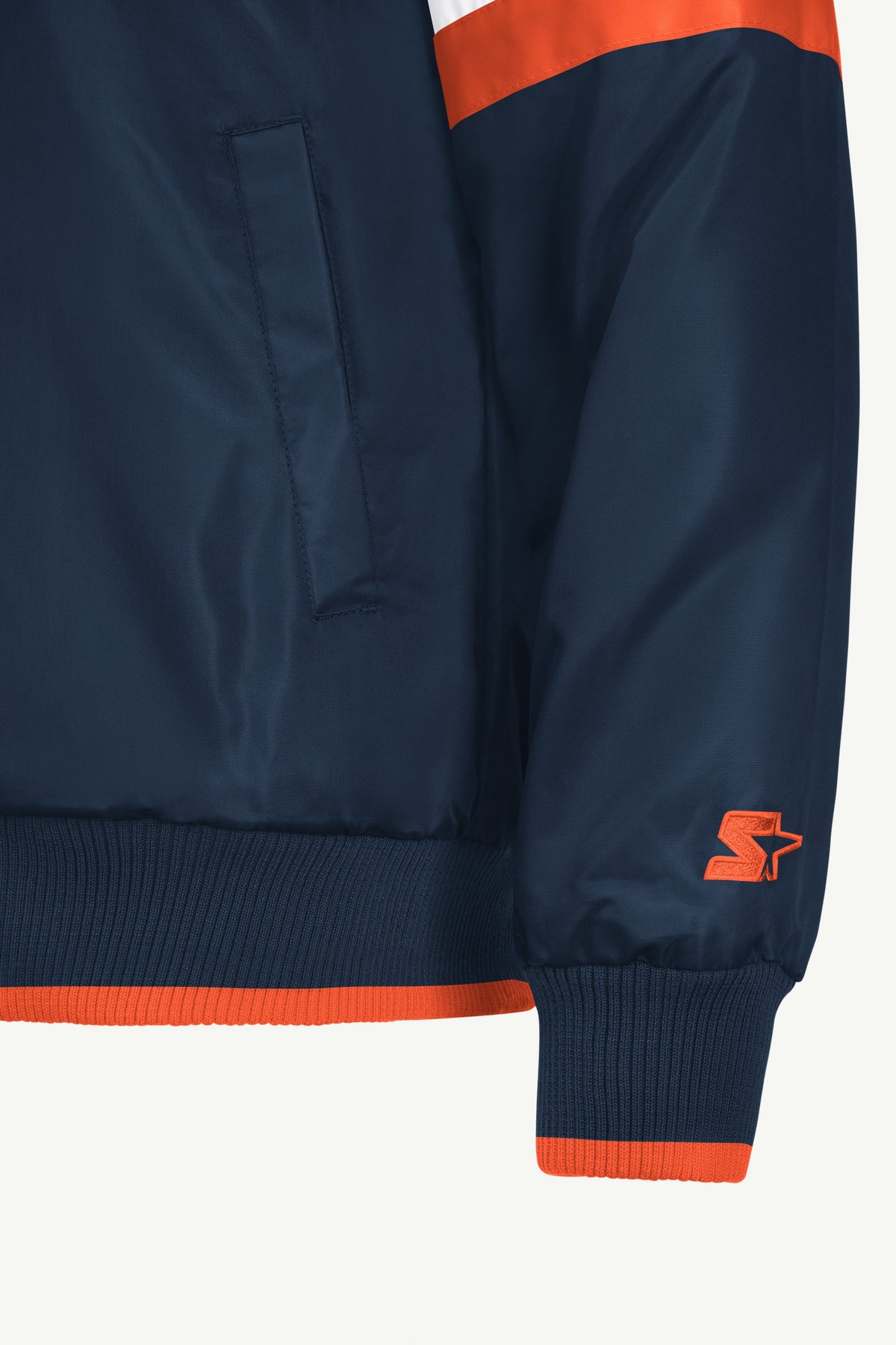 MENS HOUSTON ASTROS SATIN VARSITY JACKET - Starter