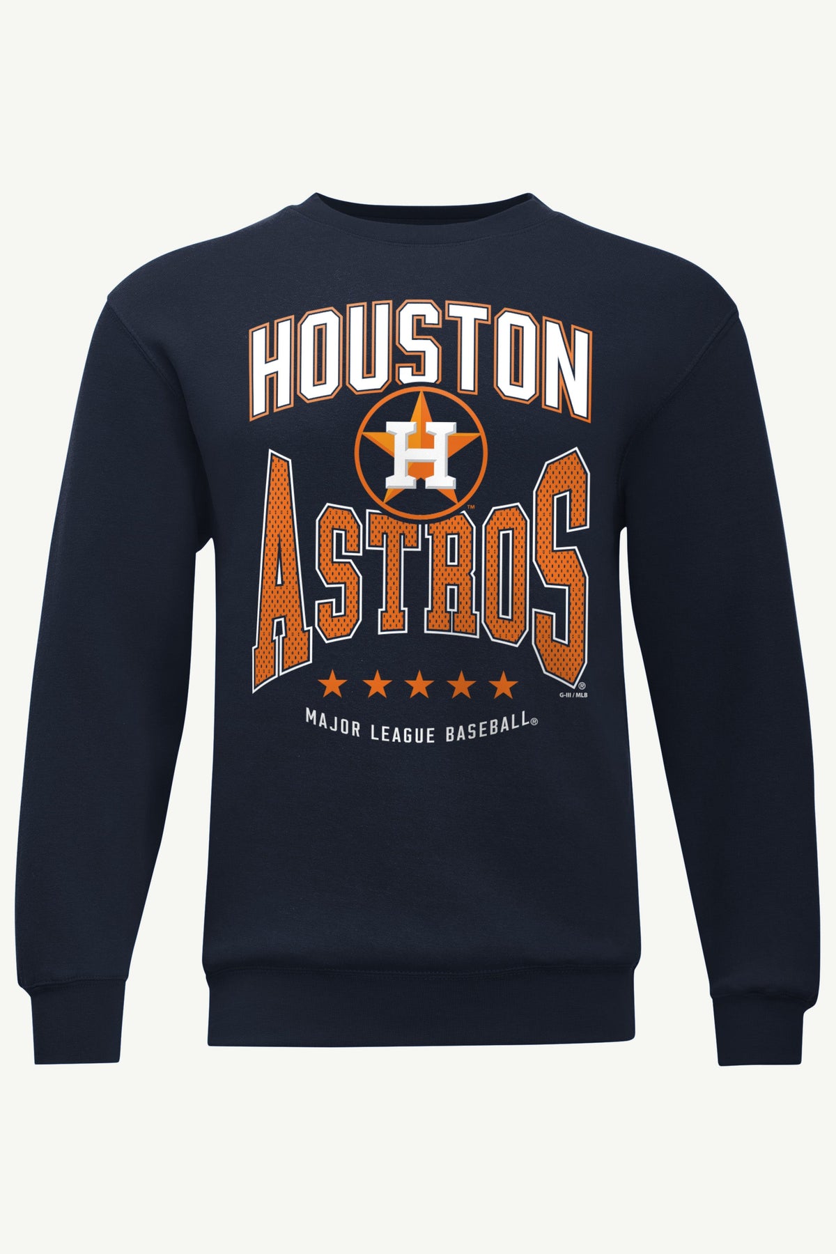 MENS HOUSTON ASTROS CENTER SQUEEZE SWEATSHIRT - Navy