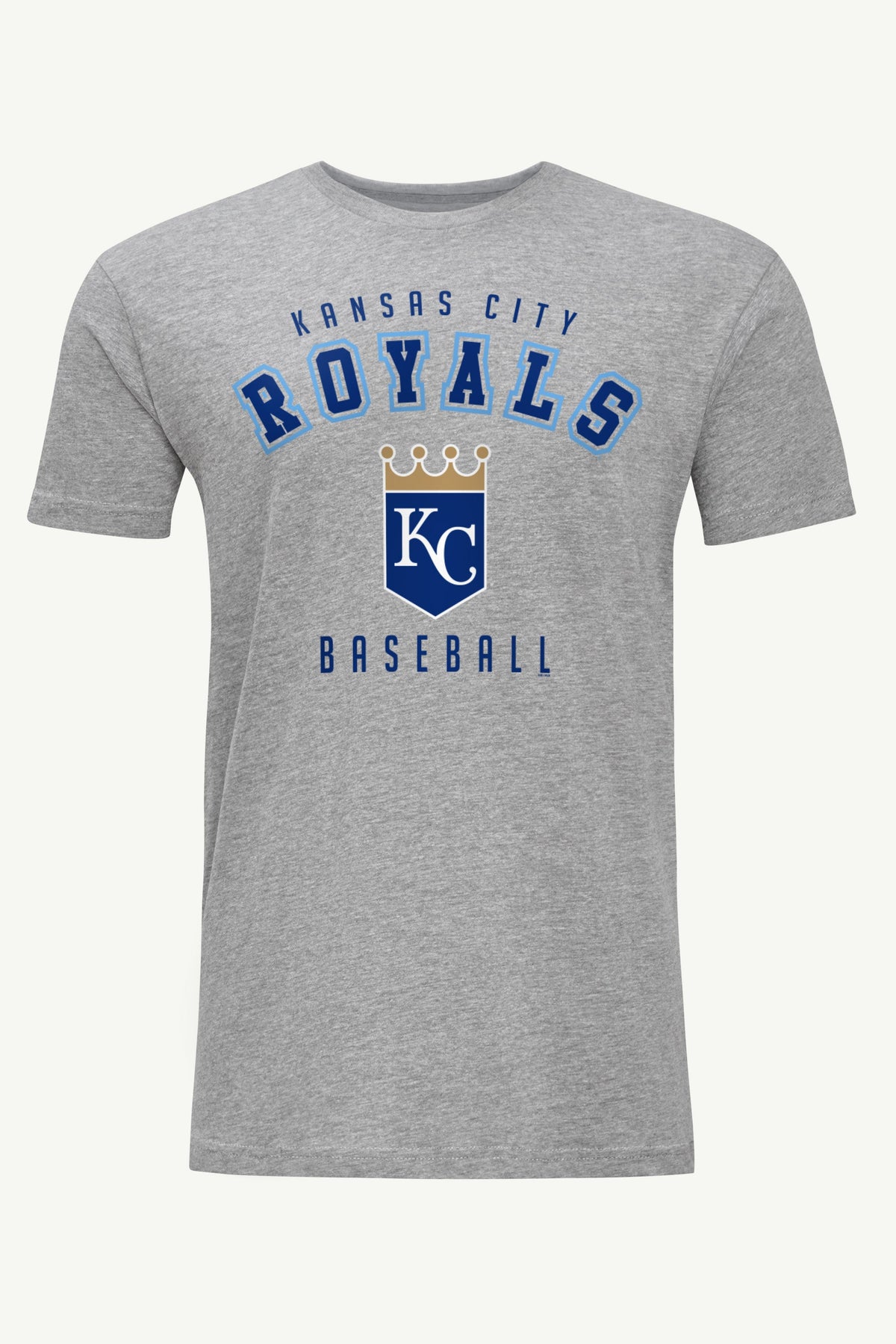 MENS KANSAS CITY ROYALS TEAM T SHIRT - Heather Grey