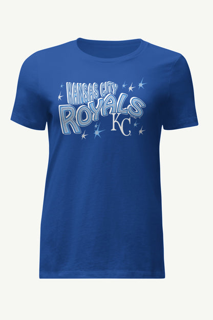 WOMENS KANSAS CITY ROYALS FIREWORKS T SHIRT - Royal