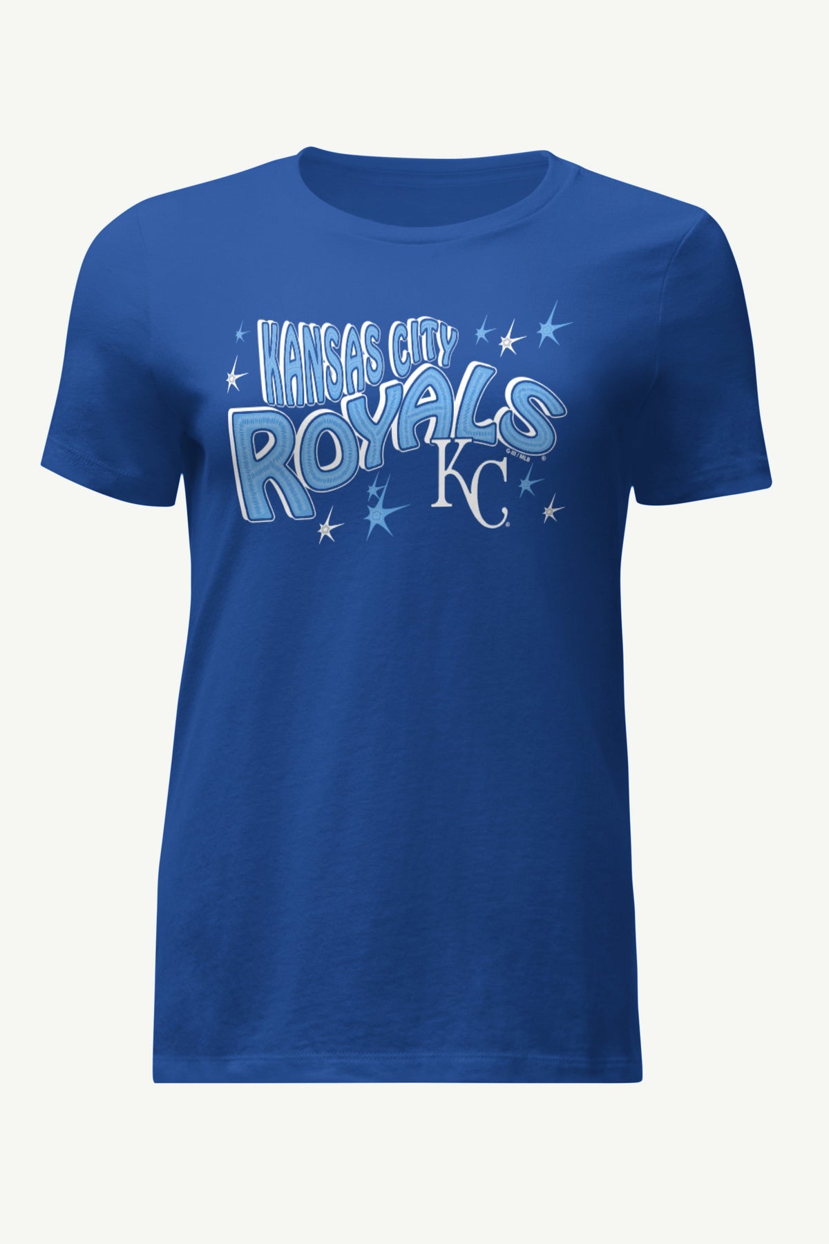 WOMENS KANSAS CITY ROYALS FIREWORKS T SHIRT - Royal