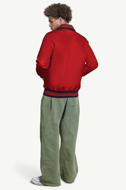 MENS LOS ANGELES ANGELS CAPTAIN VARSITY JACKET - Multi