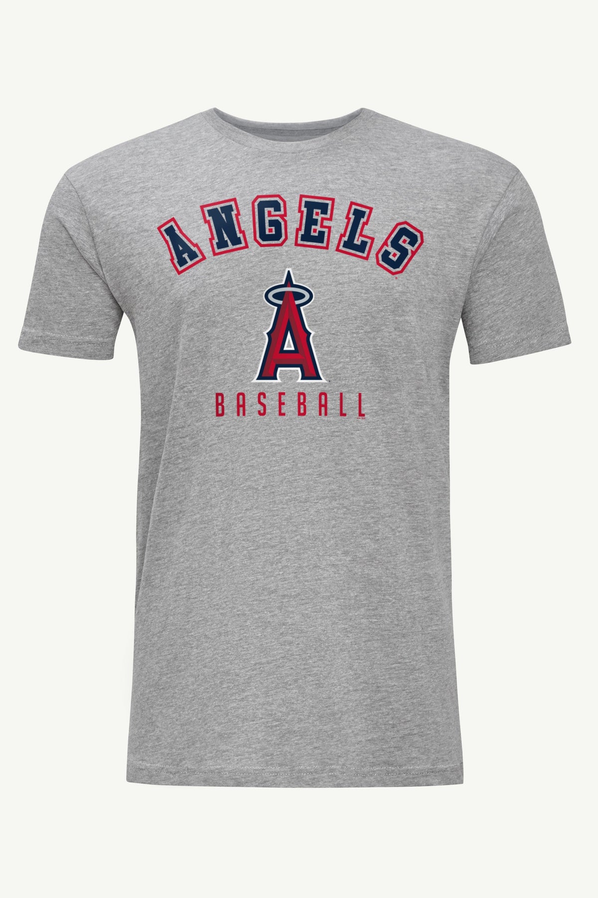 MENS LOS ANGELES ANGELS TEAM GRAPHIC T SHIRT - Heather Grey