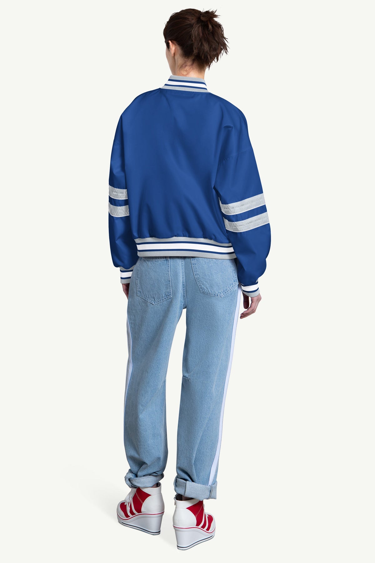 WOMENS LOS ANGELES DODGERS INTERCEPTION VARSITY JACKET - Multi