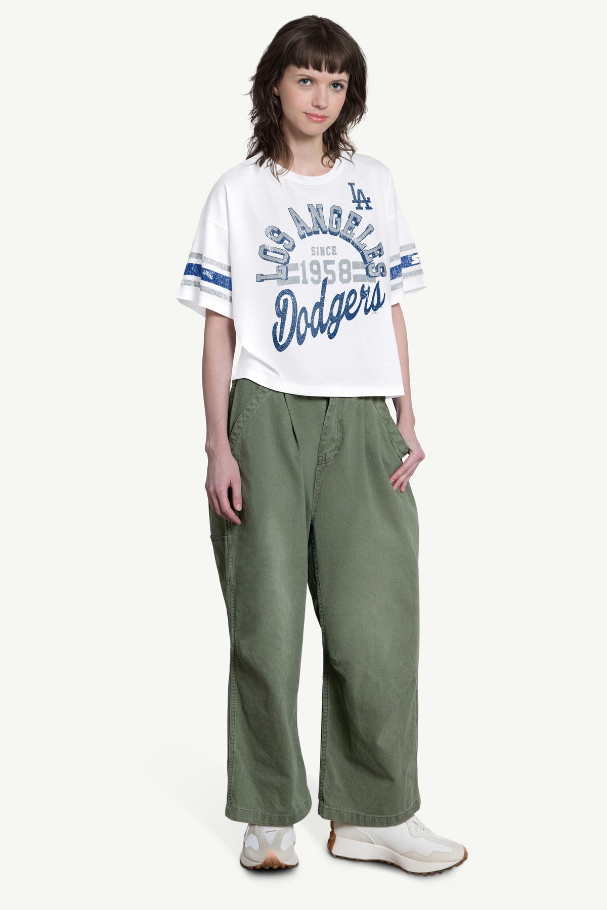 WOMENS LOS ANGELES DODGERS OFFENSE SHORT SLEEVE T SHIRT - Multi