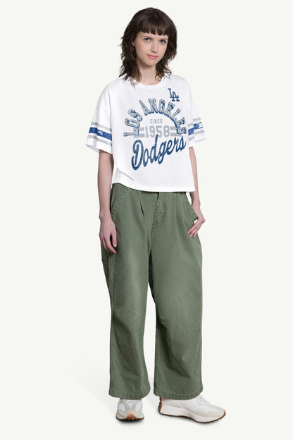 WOMENS LOS ANGELES DODGERS OFFENSE SHORT SLEEVE T SHIRT - Multi