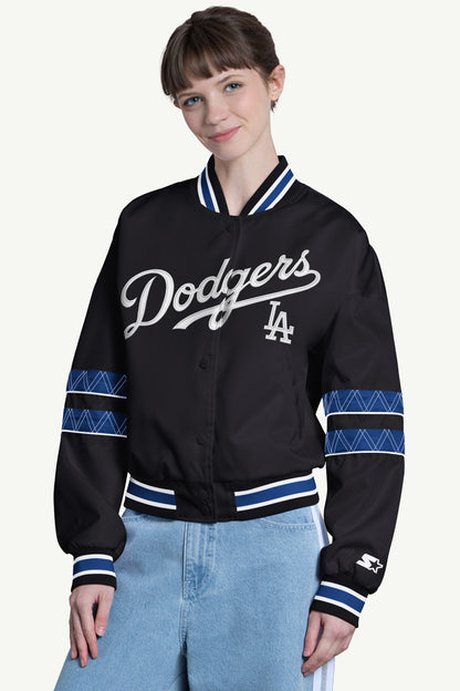 WOMENS LOS ANGELES DODGERS INTERCEPTION VARSITY JACKET - Multi