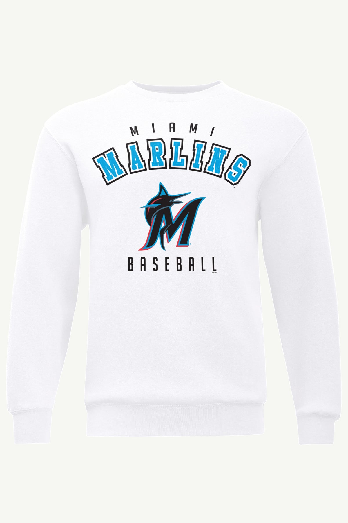 MENS MIAMI MARLINS SWEATSHIRT - White