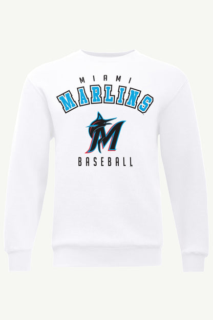 MENS MIAMI MARLINS SWEATSHIRT - White