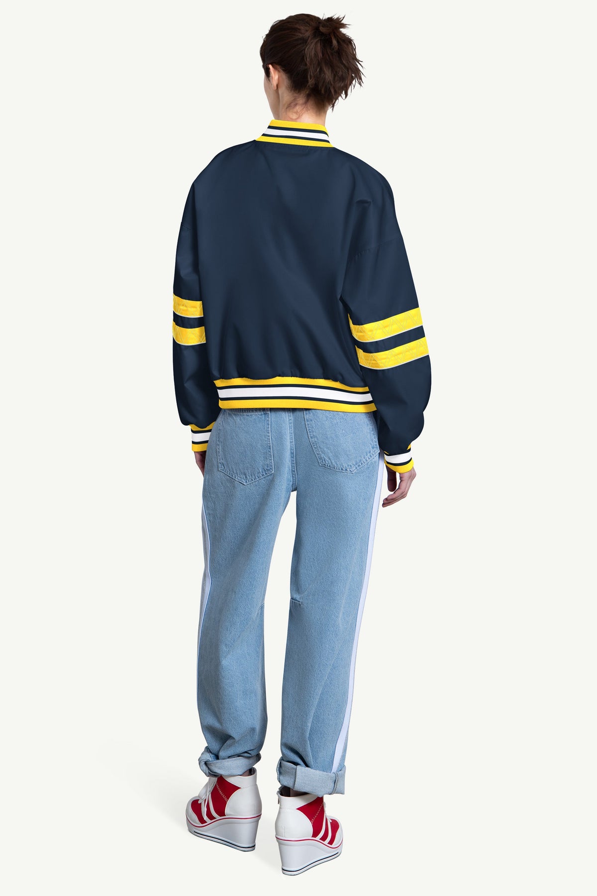 WOMENS MILWAUKEE BREWERS INTERCEPTION VARSITY JACKET - Multi
