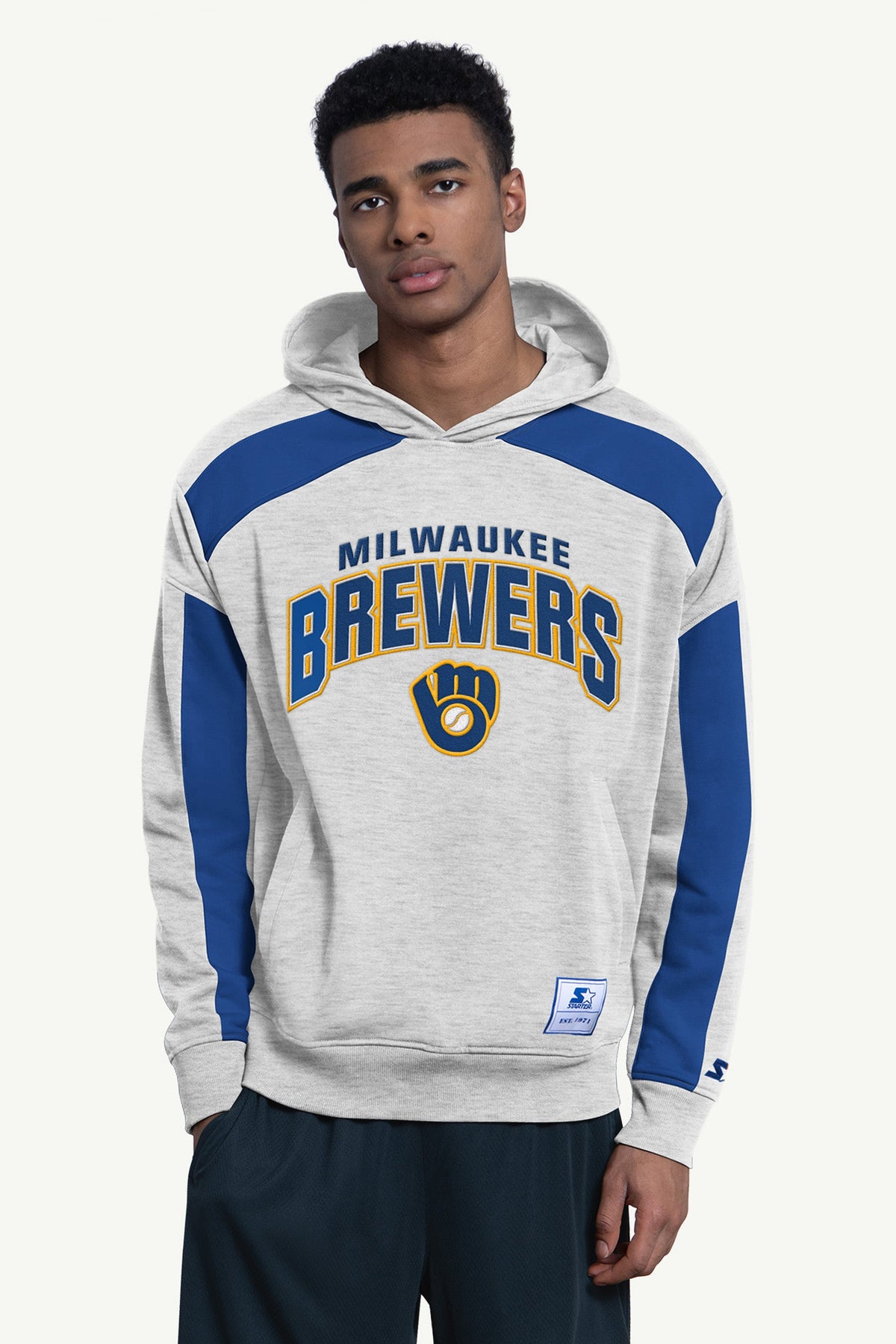 MENS MILWAUKEE BREWERS PRO SET HOODIE - Multi