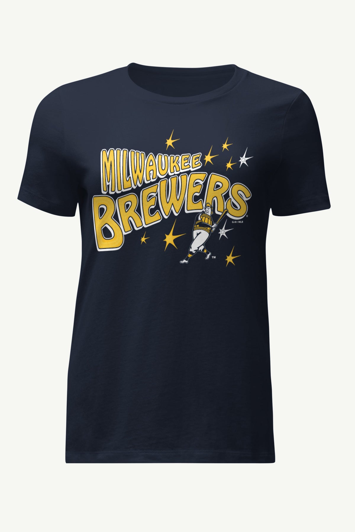 WOMENS MILWAUKEE BREWERS FIREWORKS T SHIRT - Navy