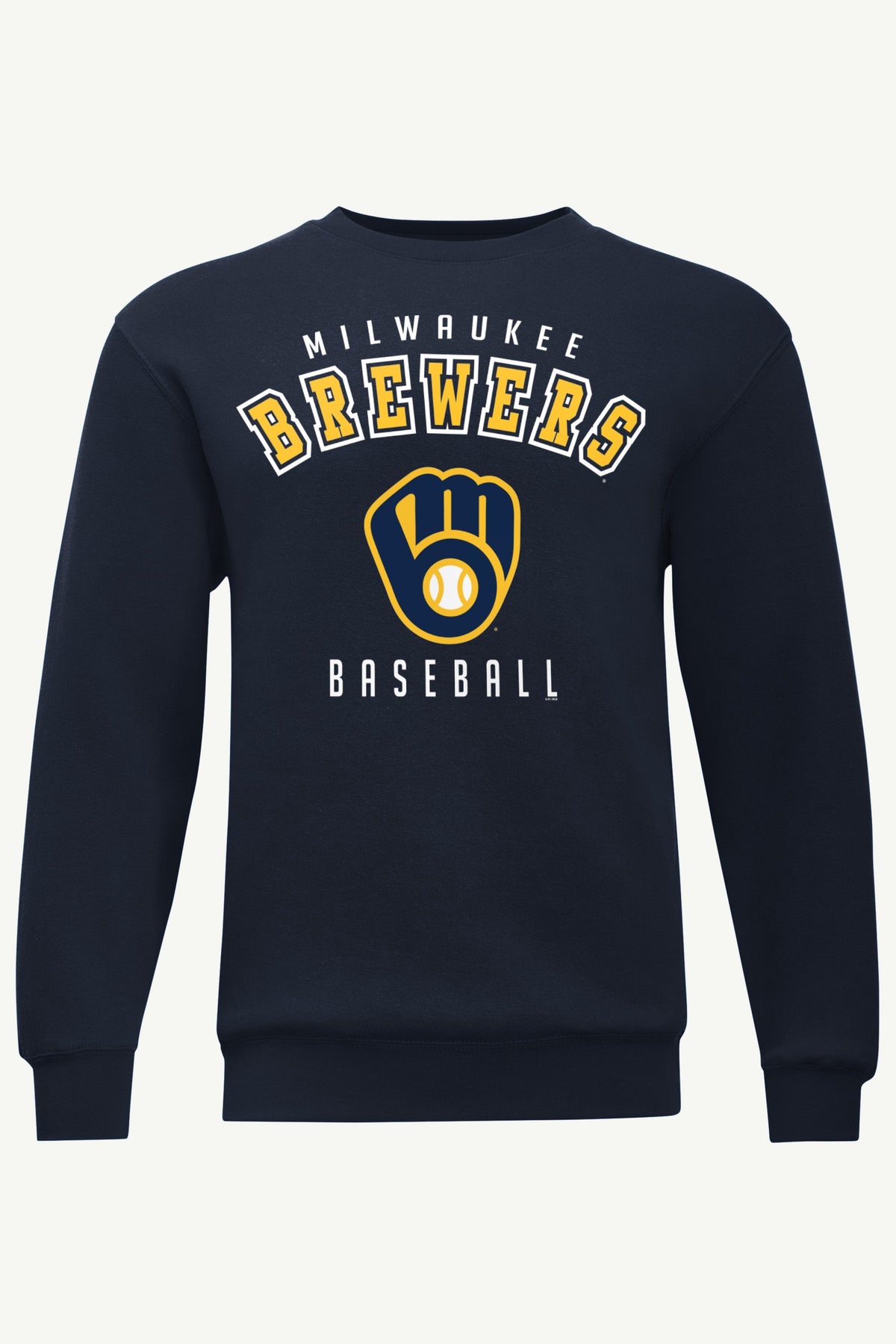 MENS MILWAUKEE BREWERS GRAPHIC SWEATSHIRT - Navy