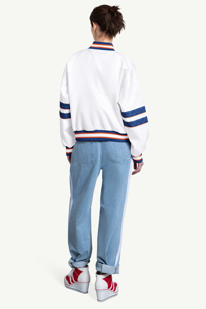 WOMENS NEW YORK METS INTERCEPTION VARSITY JACKET - Multi