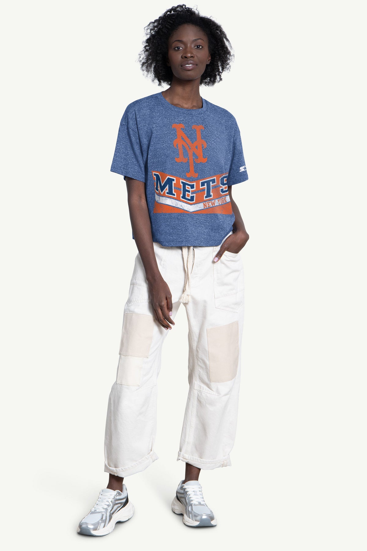 WOMENS NEW YORK METS JUMP SHOT TEE - Multi