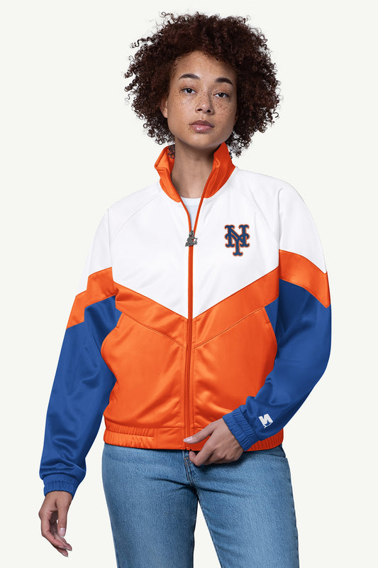 WOMENS NEW YORK METS TEAMWORK TRACK JACKET - Starter