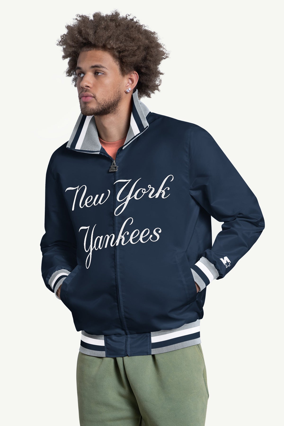 MENS NEW YORK YANKEES CAPTAIN VARSITY JACKET - Multi