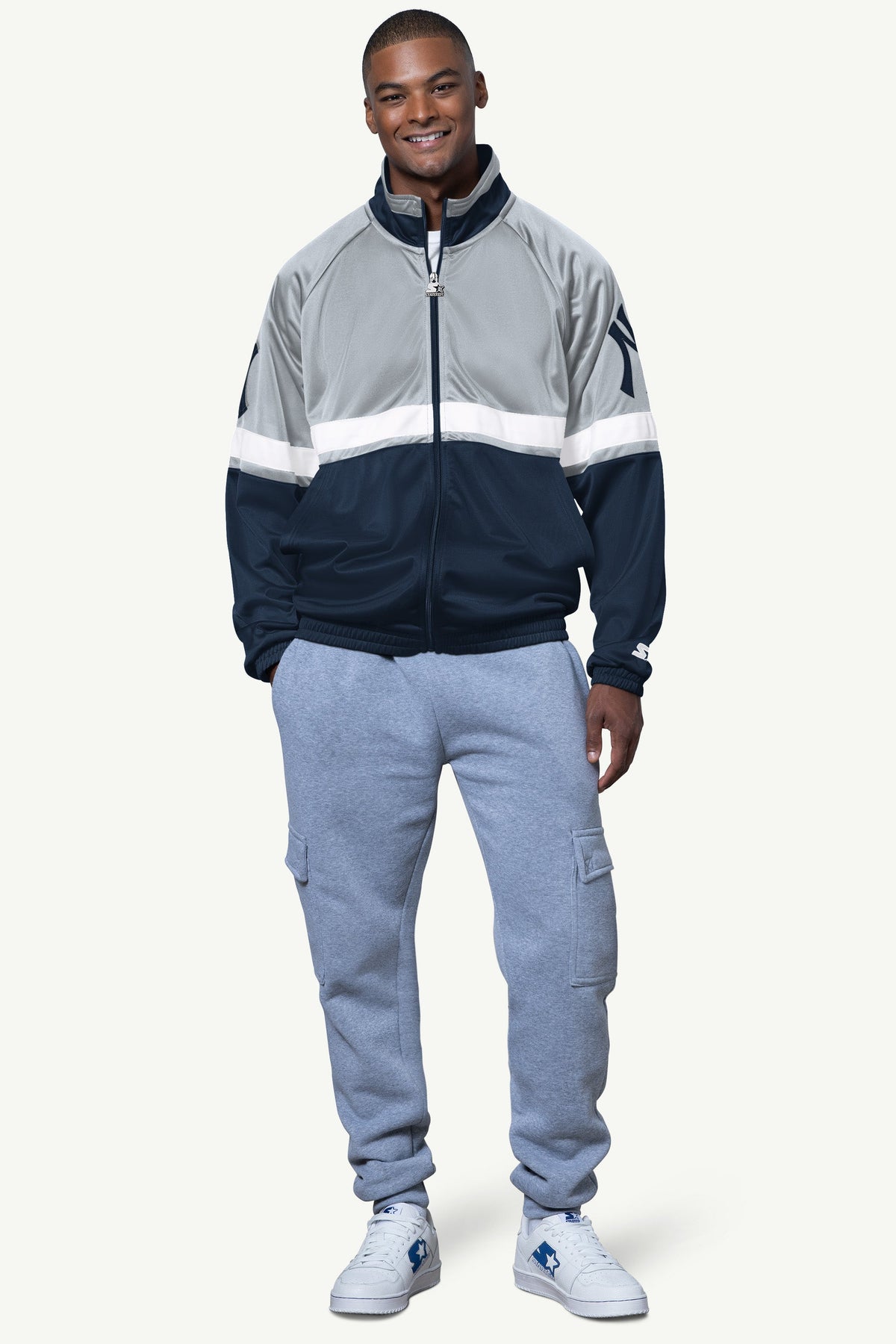 MENS NEW YORK YANKEES VETERAN TRACK JACKET - Starter