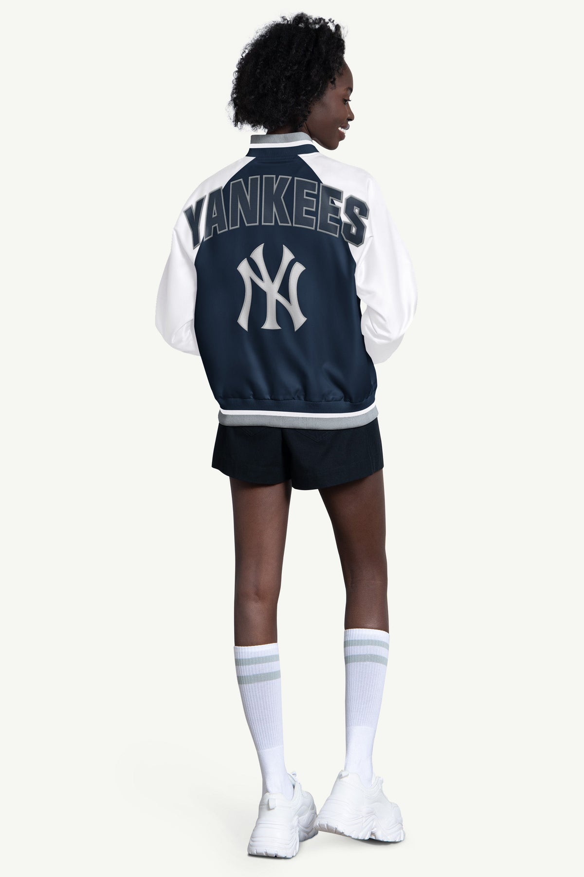 WOMENS NEW YORK YANKEES BLITZ VARSITY JACKET - Multi