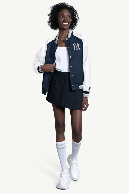 WOMENS NEW YORK YANKEES BLITZ VARSITY JACKET - Multi