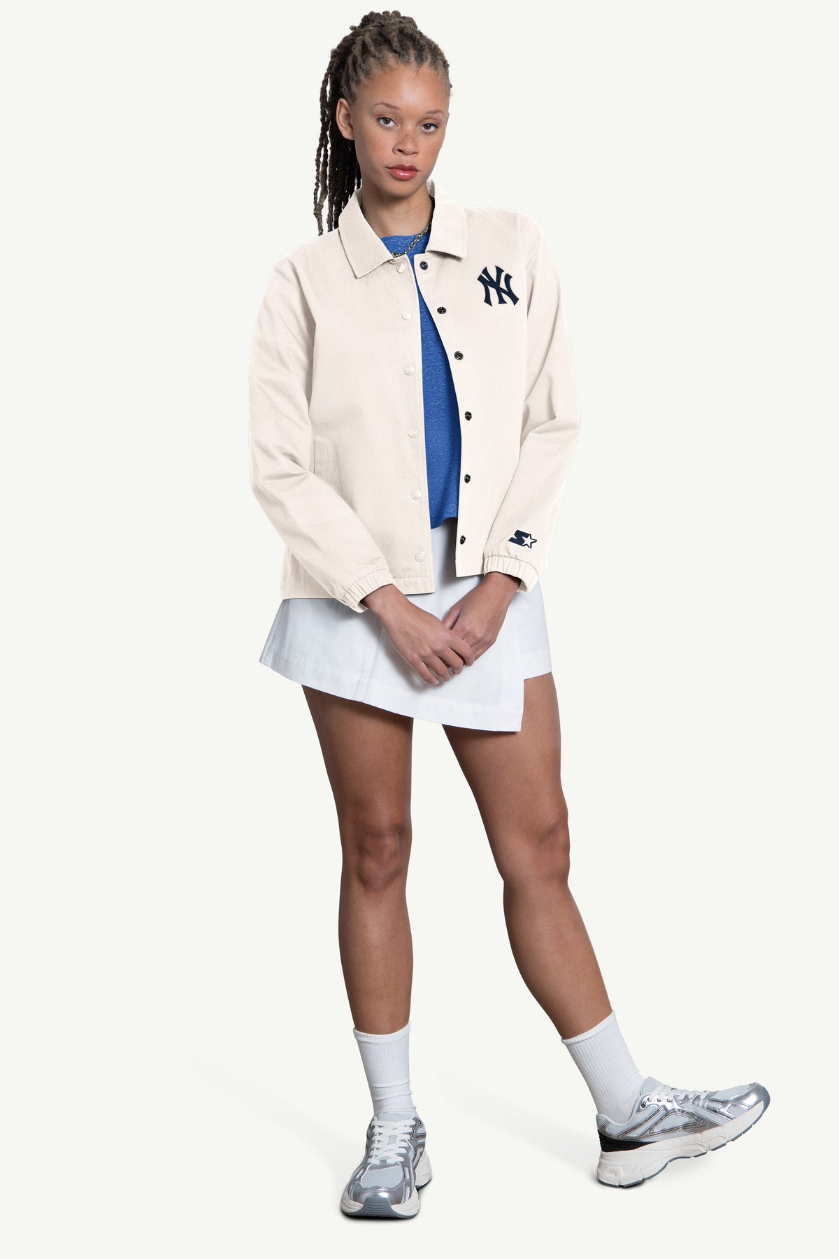 WOMENS NEW YORK YANKEES COACHES JACKET - Multi