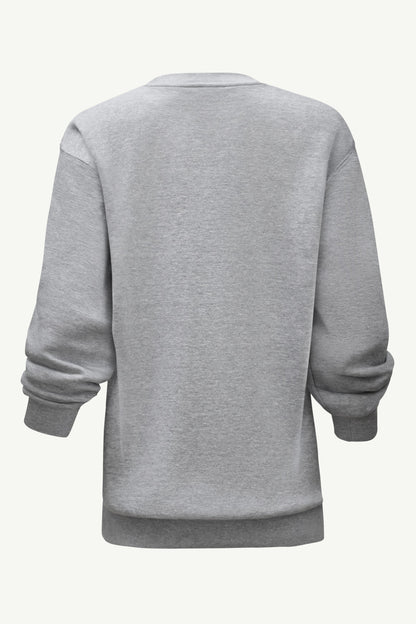 WOMENS ATHLETICS FIREWORKS SWEATSHIRT - Heather Grey