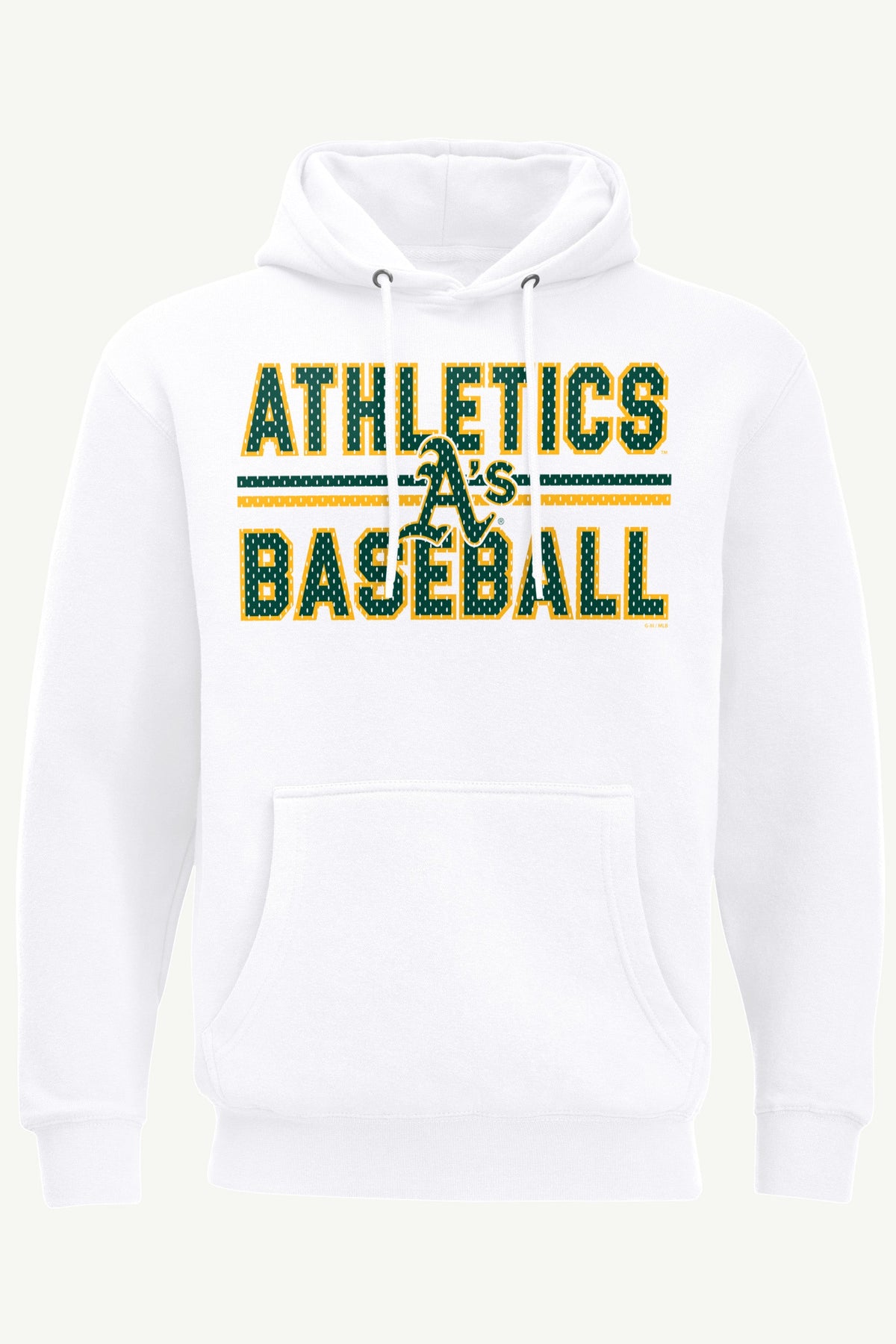 MENS ATHLETICS MESH LOOK HOODIE - White