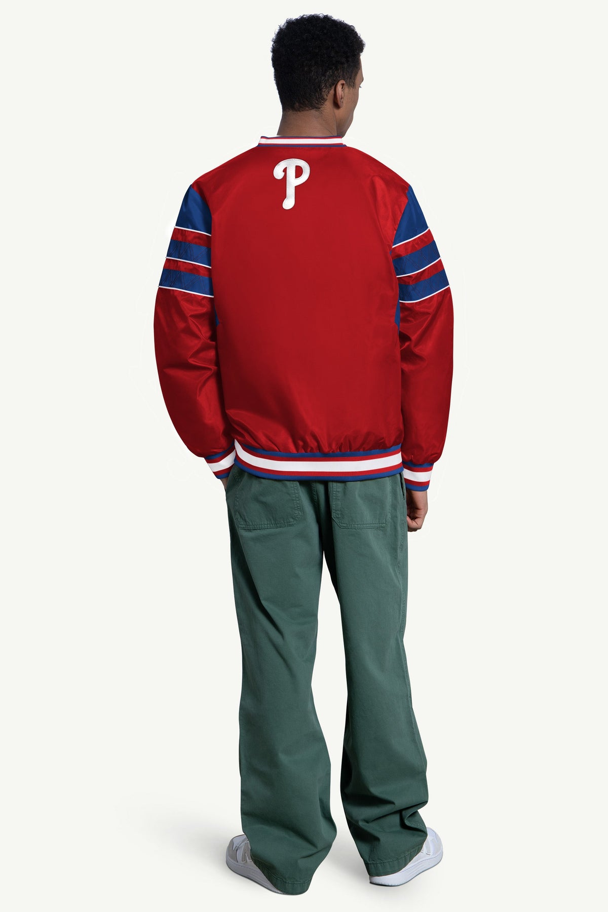 MENS PHILADELPHIA PHILLIES ENFORCER V-NECK PULLOVER JACKET - Multi